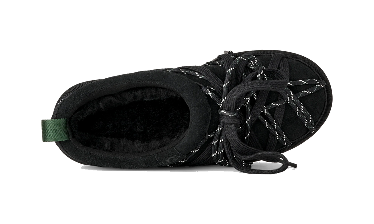 Overkicks - UGG Tasman Lace Black (Womens) (1175190-BLK) - detalle talon