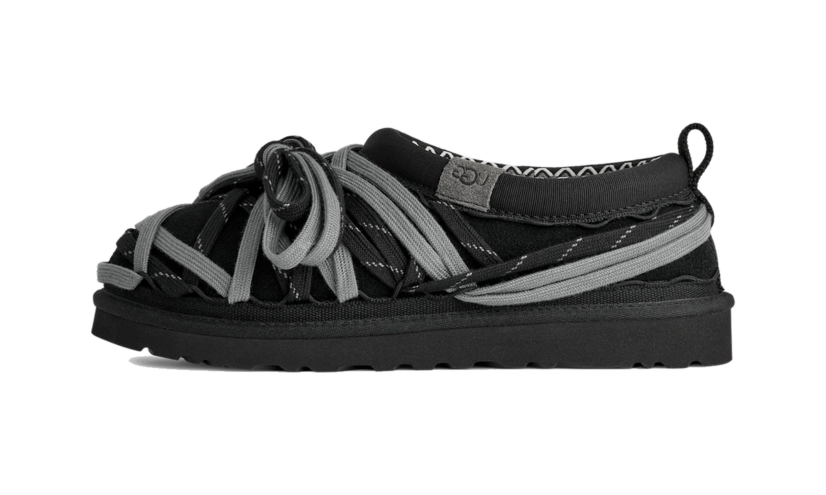 Overkicks - UGG Tasman Lace Slipper Black (1175054-BLK) - vista lateral