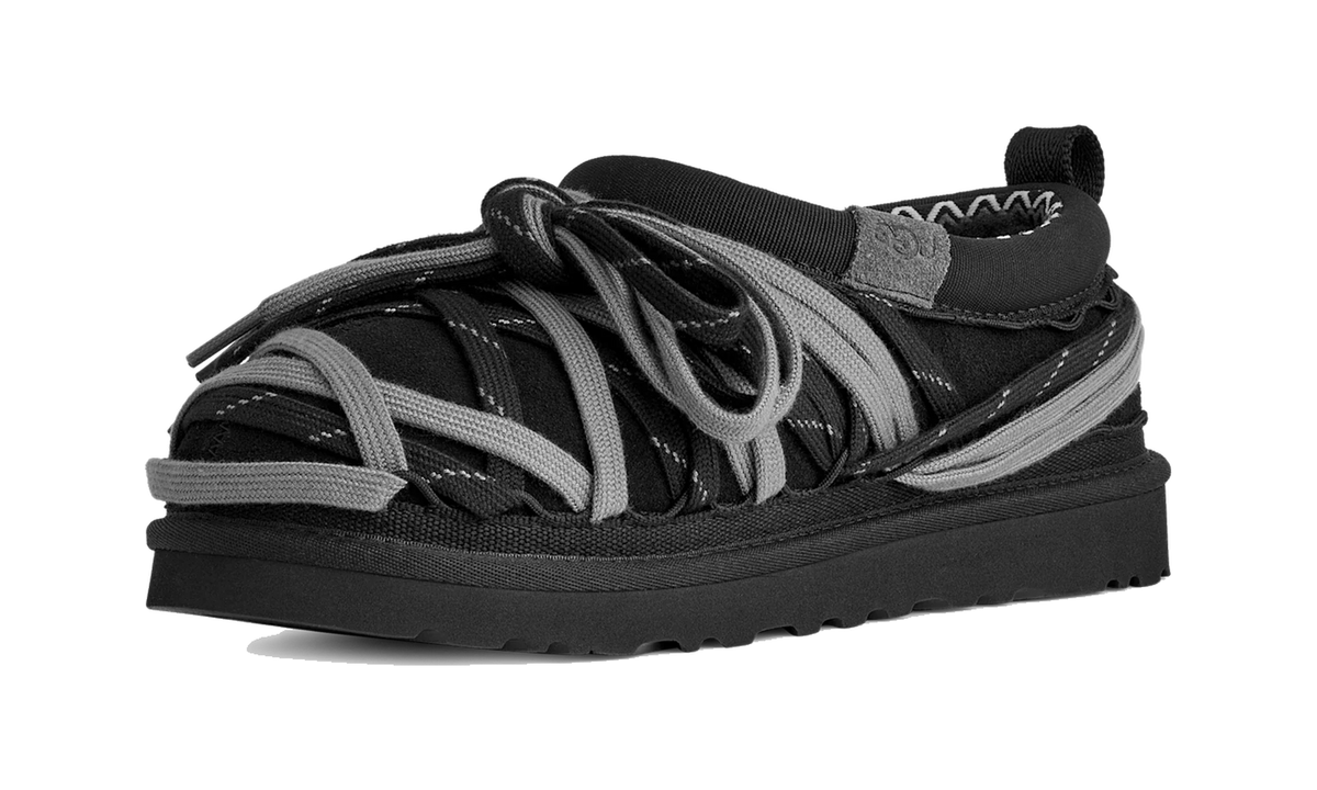 Overkicks - UGG Tasman Lace Slipper Black (1175054-BLK) - vista trasera
