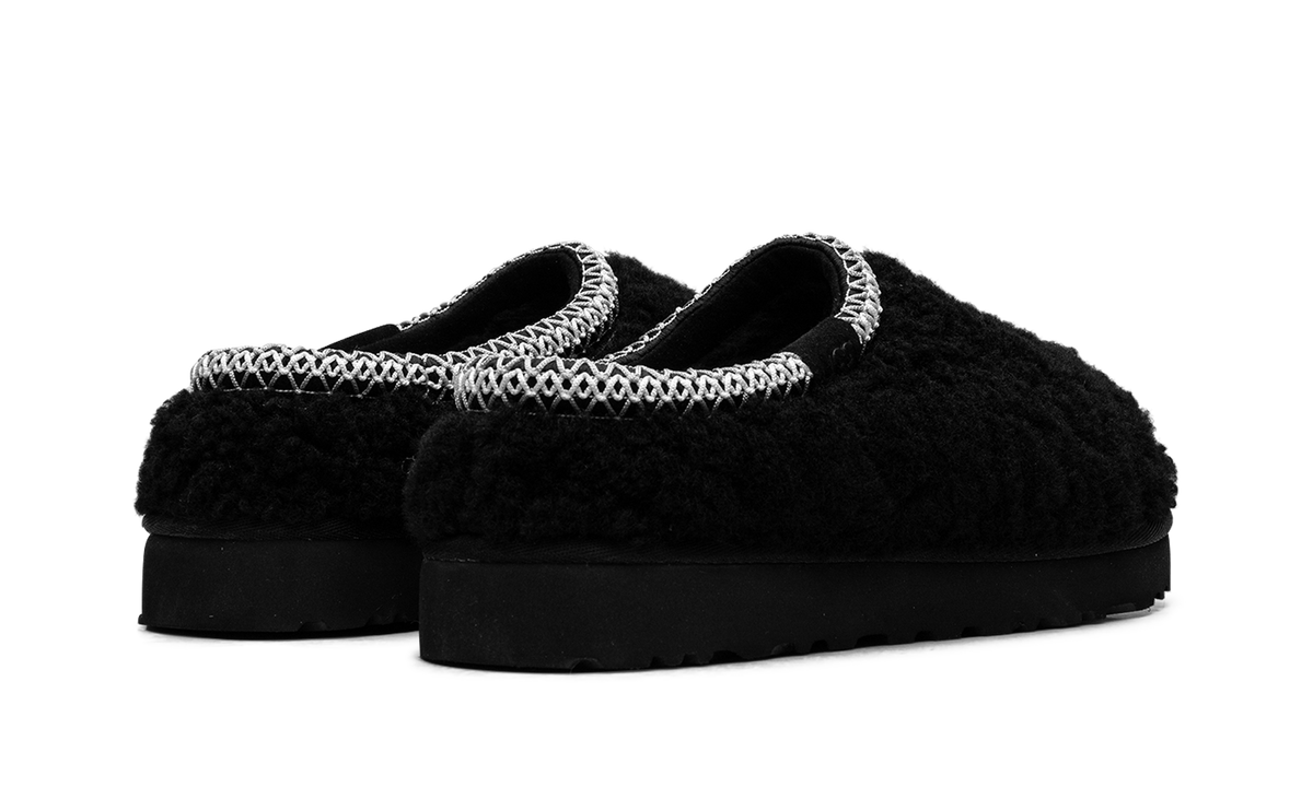 Overkicks - UGG Tasman Maxi Curly Slipper Black (Womens) (1158356-BLK) - par completo