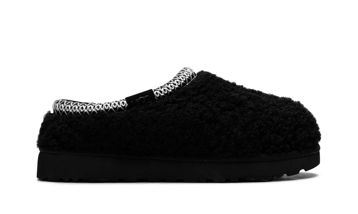 Overkicks - UGG Tasman Maxi Curly Slipper Black (Womens) (1158356-BLK) - detalle talon