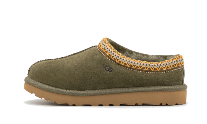 Overkicks - UGG Tasman Slipper Burnt Olive (Womens) (5955-BTOL) - vista lateral