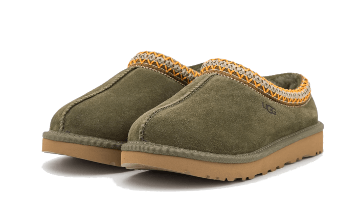 Overkicks - UGG Tasman Slipper Burnt Olive (Womens) (5955-BTOL) - vista trasera