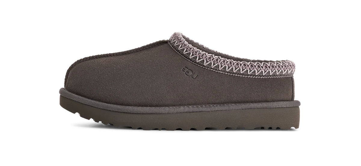 Overkicks - UGG Tasman Slipper Charcoal Sugarplum (Womens) (5955-CCLS) - vista lateral