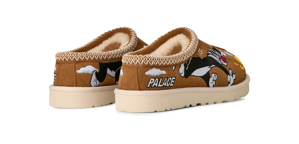 Overkicks - UGG Tasman Slipper Palace x Looney Tunes Chestnut (1181910-CHE) - detalle suela