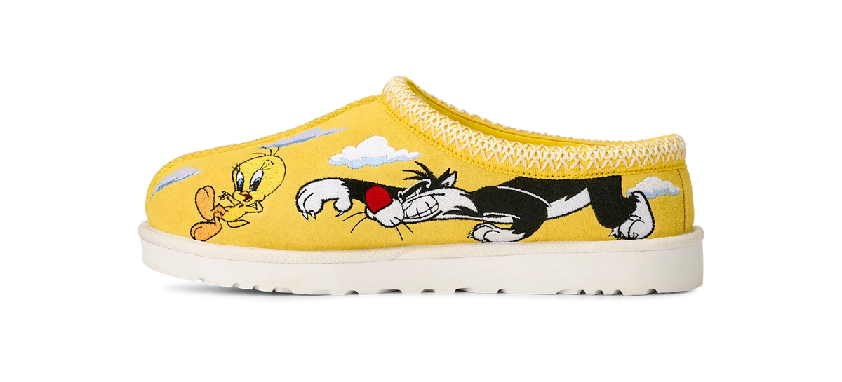 Overkicks - UGG Tasman Slipper Palace x Looney Tunes Yellow (1181910-YEL) - par completo