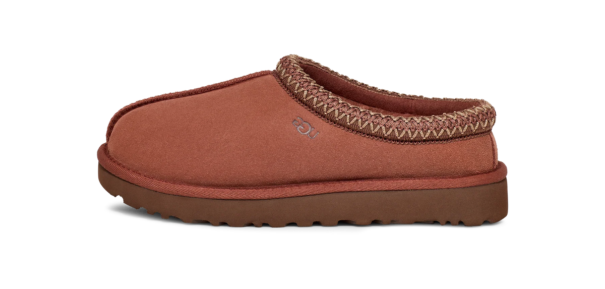 Overkicks - UGG Tasman Slipper Red Jasper (Womens) (5955-RDJ) - vista lateral
