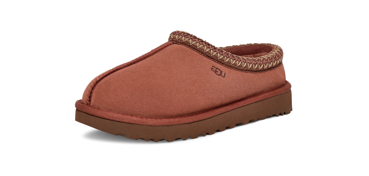 Overkicks - UGG Tasman Slipper Red Jasper (Womens) (5955-RDJ) - vista trasera