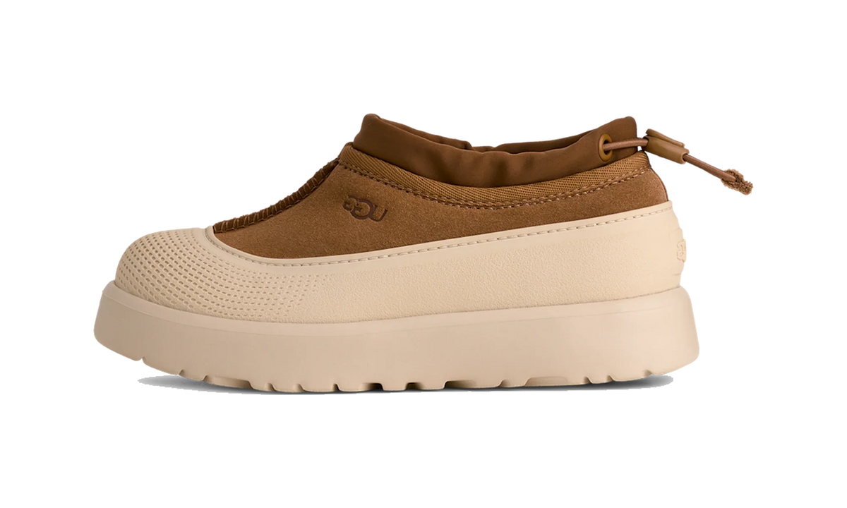 Overkicks - UGG Tasman Weather Hybrid Slipper Chestnut Whitecap (Kids) (1171171K-CWTC) - vista lateral