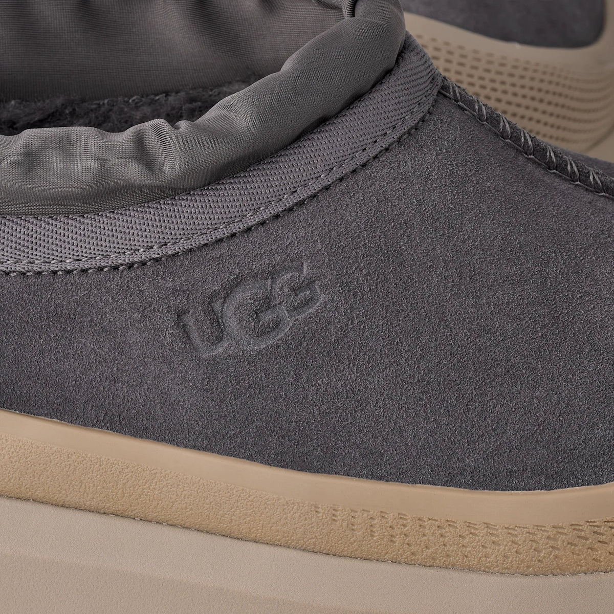 Overkicks - UGG Tasman Weather Hybrid Slipper Obsidian Cobble Grey (1144096-OBB) - vista superior