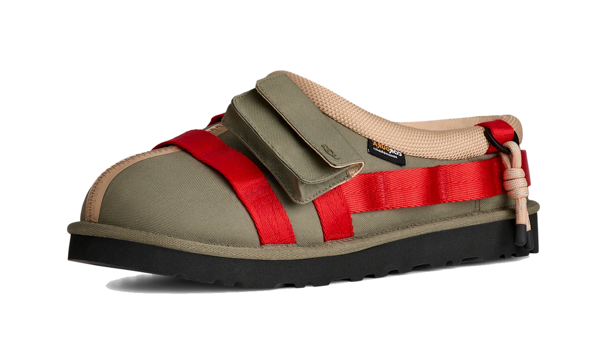 Overkicks - UGG Tasman Wildwood Slipper Burnt Olive Red Pepper (1180110-BVRD) - vista trasera