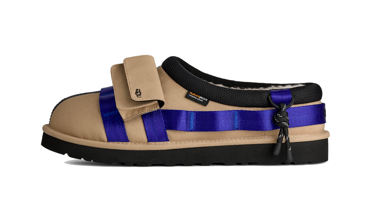 Overkicks - UGG Tasman Wildwood Slipper Sand Regal Blue (1180110-SDRG) - vista lateral
