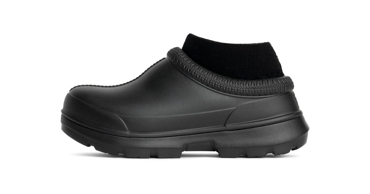 Overkicks - UGG Tasman X Slipper Black (Womens) (1125730-BLK) - vista lateral