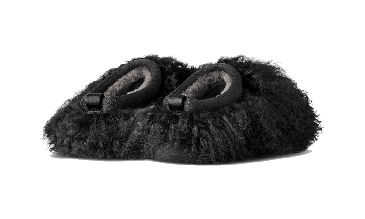 Overkicks - UGG Tazz Fluff Momma Slipper Black (Womens) (1179371-BLK) - detalle suela