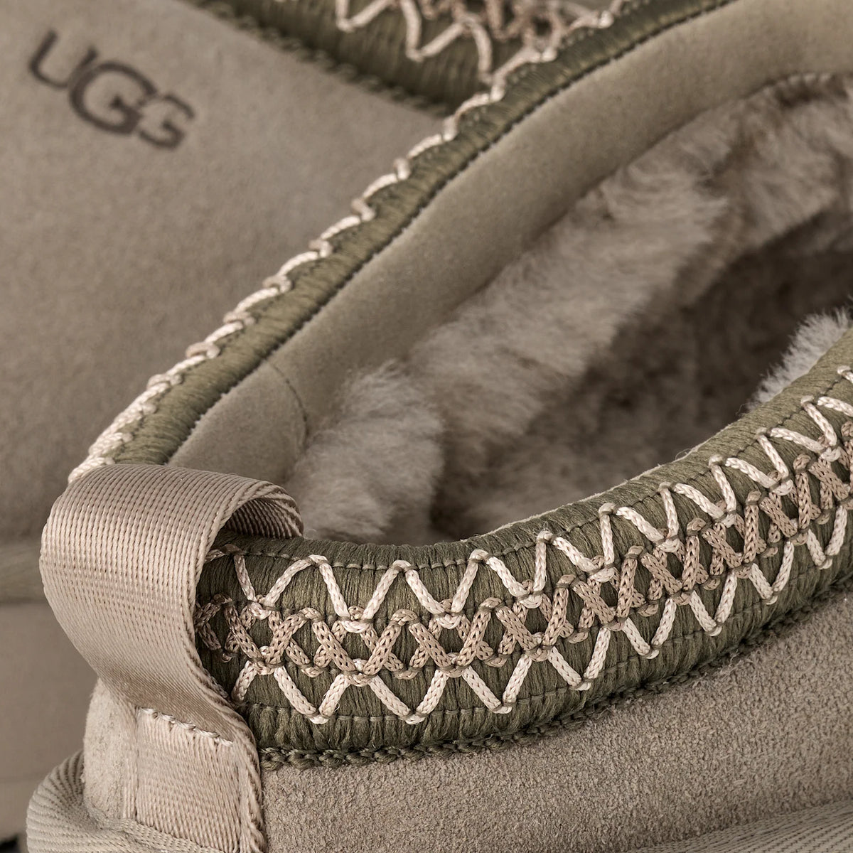Overkicks - UGG Tazz II Slipper Cobble Grey (Womens) (1174471-CBBLG) - vista superior