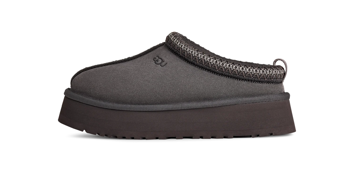 Overkicks - UGG Tazz II Slipper Obsidian (Womens) (1174471-OBS) - vista lateral