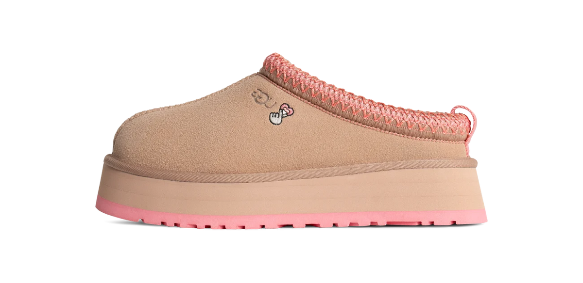 Overkicks - UGG Tazz Love 25 Slipper Arroyo Tropical Pink (Womens) (1172130-AYT) - vista lateral