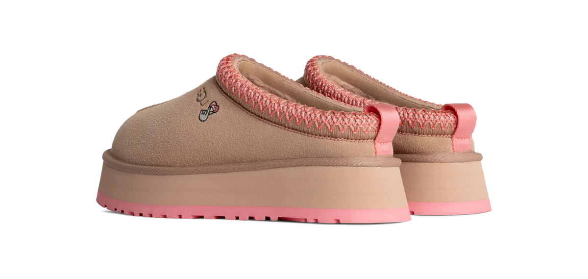 Overkicks - UGG Tazz Love 25 Slipper Arroyo Tropical Pink (Womens) (1172130-AYT) - vista trasera