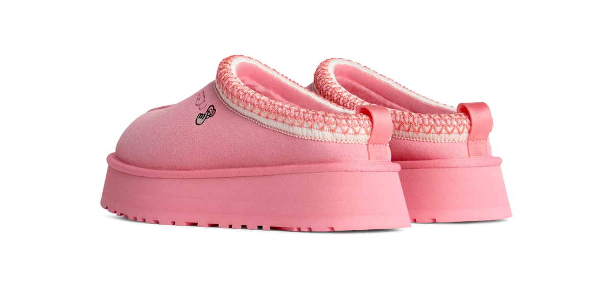 Overkicks - UGG Tazz Love 25 Slipper Tropical Pink (Womens) (1172130-TPCL) - vista trasera