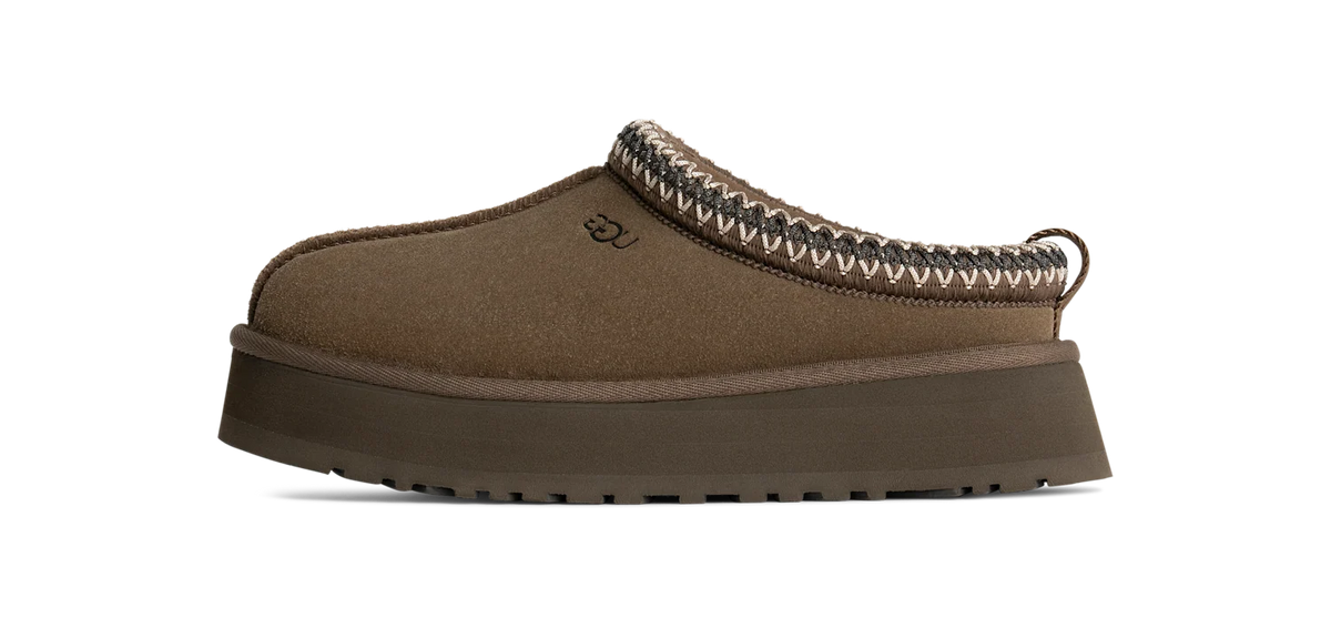 Overkicks - UGG Tazz Slipper Hickory (Womens) (1122553-HCK) - vista lateral