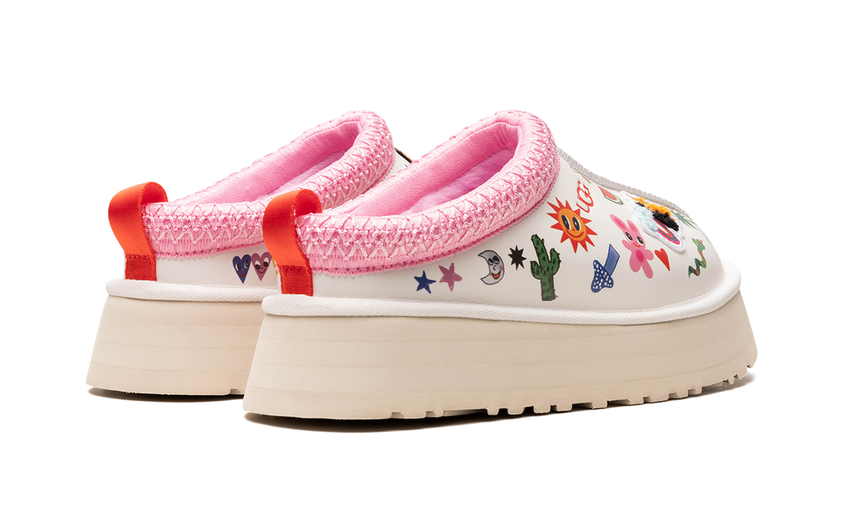 Overkicks - UGG Tazz Slipper Humberto Cruz Pop Sketch (Womens) (1155751-WHT) - par completo