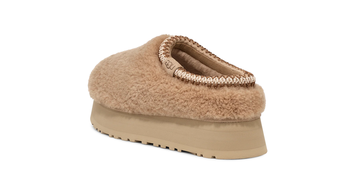 Overkicks - UGG Tazz Slipper Maxi Curly Sand (Womens) (1167770-SAN) - detalle suela