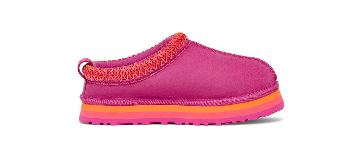 Overkicks - UGG Tazz Slipper Raspberry Multi (Kids) (1153054K-RYM) - imagen 3