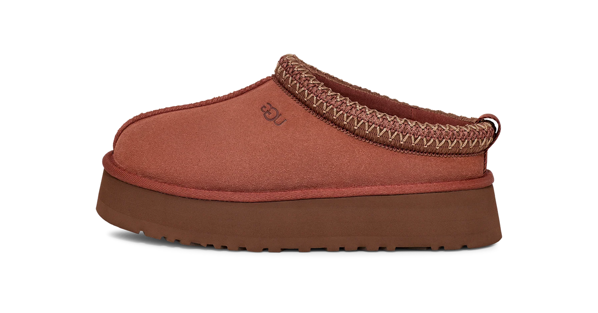 Overkicks - UGG Tazz Slipper Red Jasper (Womens) (1122553-RDJ) - vista lateral
