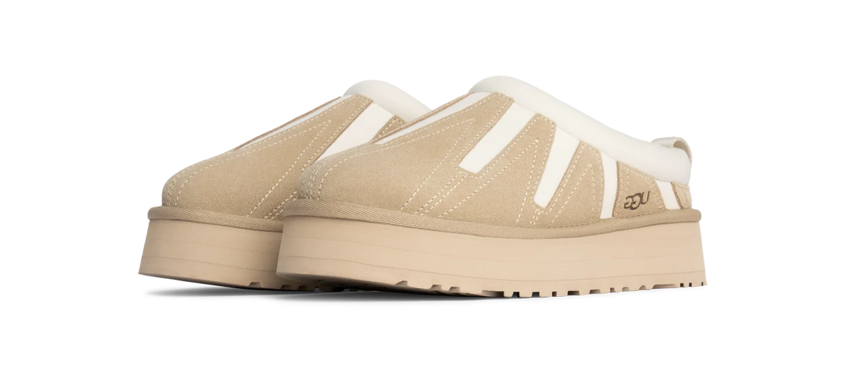 Overkicks - UGG Tazz Sunwave Slipper Mustard Seed (Womens) (1167655-MDSD) - vista trasera