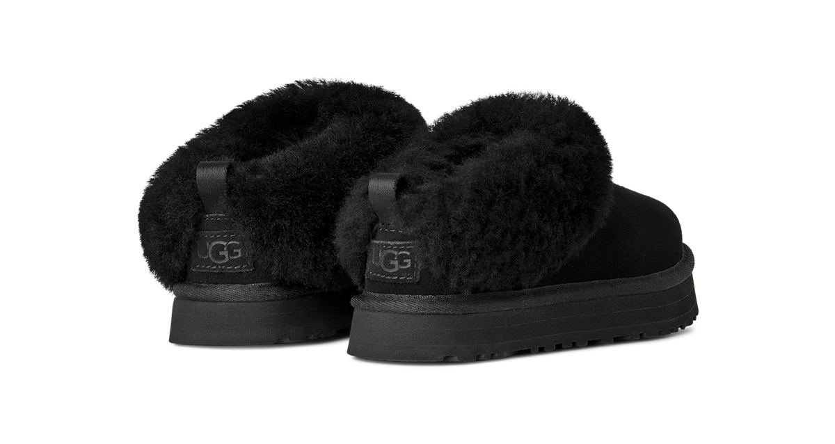 Overkicks - UGG Tazzelle Slipper Black (Kids) (1171198K-BLK) - imagen 4