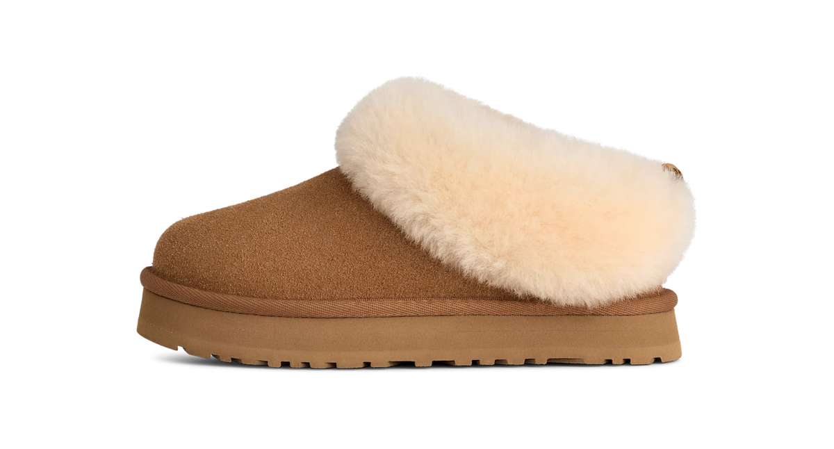 Overkicks - UGG Tazzelle Slipper Chestnut (Kids) (1171198K-CHE) - vista lateral