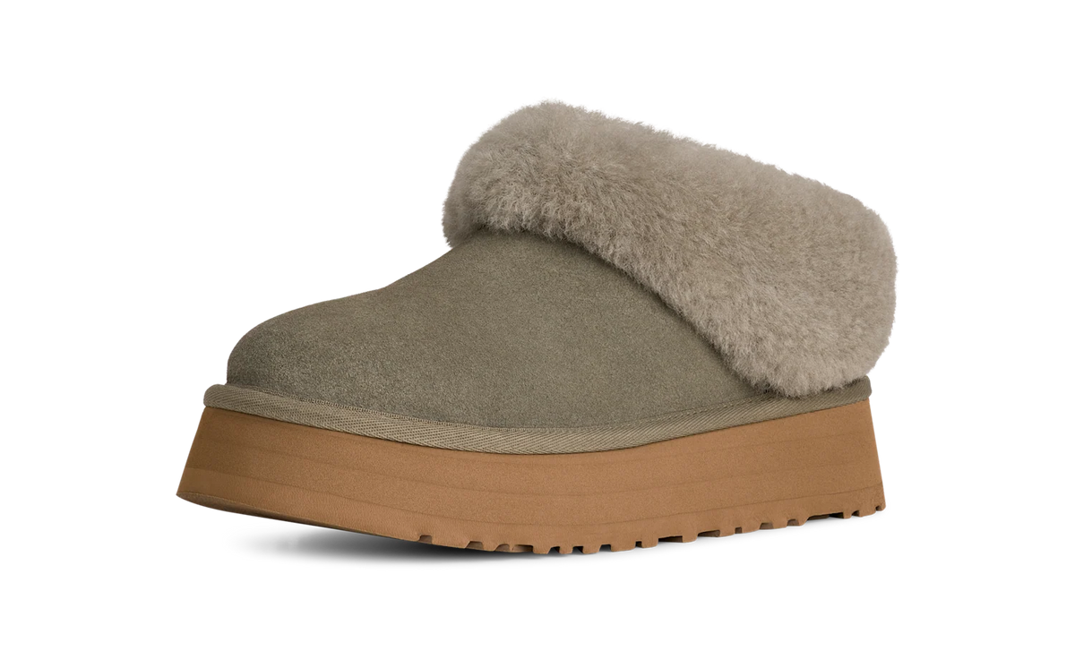 Overkicks - UGG Tazzelle Slipper Moss Green (Womens) (1171393-MSG) - vista trasera