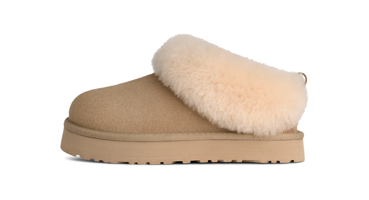 Overkicks - UGG Tazzelle Slipper Mustard Seed (Kids) (1171198K-MDSD) - vista lateral