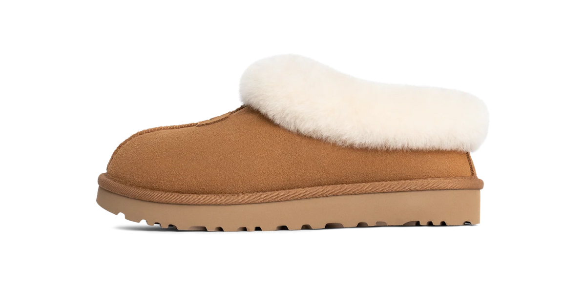 Overkicks - UGG Tazzette Slipper Chestnut (Womens) (1134810-CHE) - vista lateral