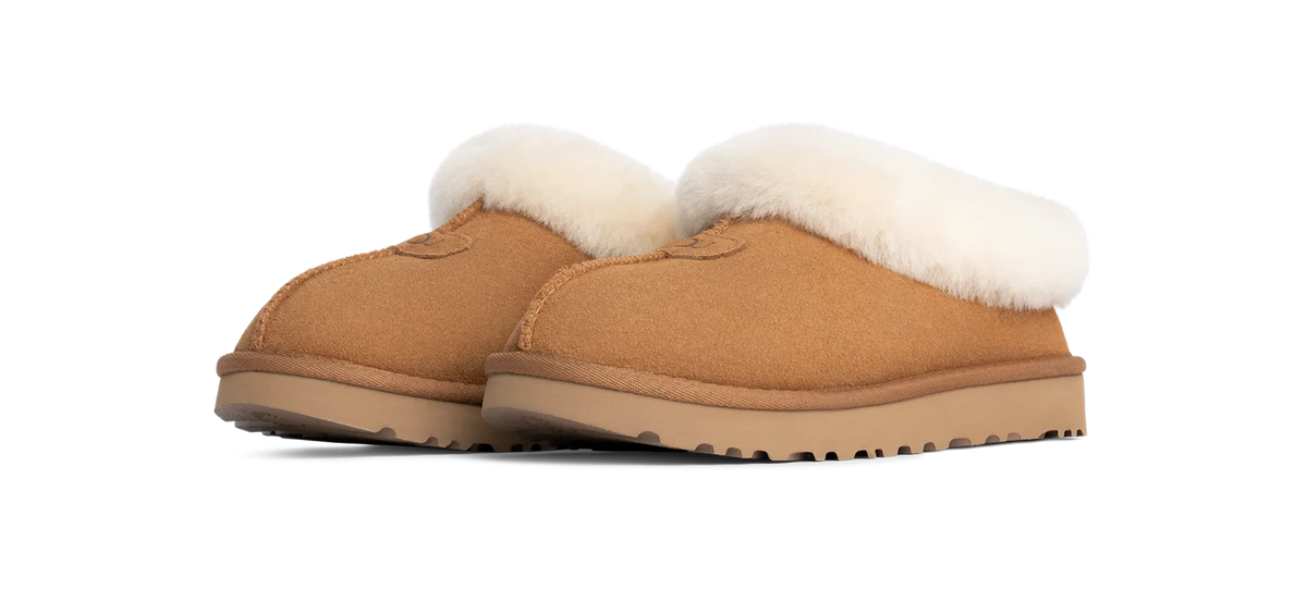 Overkicks - UGG Tazzette Slipper Chestnut (Womens) (1134810-CHE) - vista trasera
