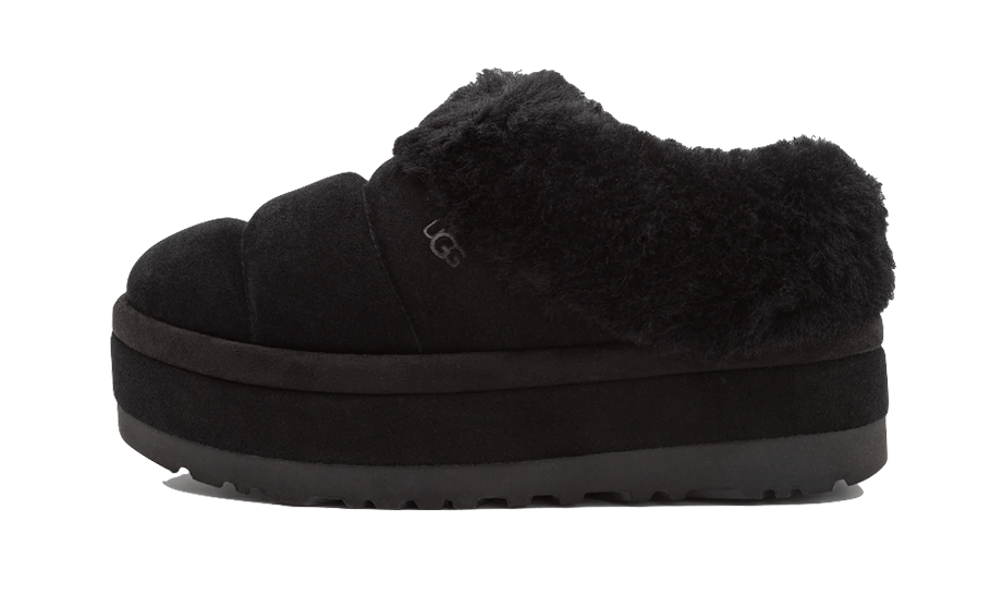 Overkicks - UGG Tazzlita Slipper Black (Womens) (1146390-BLK) - vista lateral