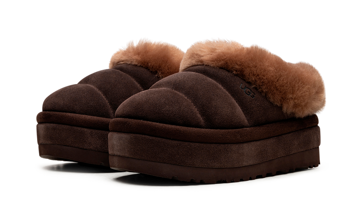 Overkicks - UGG Tazzlita Slipper Hardwood (Womens) (1146390-HWD) - vista trasera