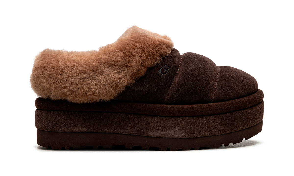 Overkicks - UGG Tazzlita Slipper Hardwood (Womens) (1146390-HWD) - detalle talon