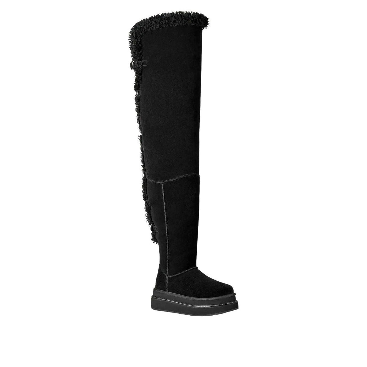 Overkicks - UGG Thigh High Boot sacai Black (Women's) (1175215-BLK) - imagen 2
