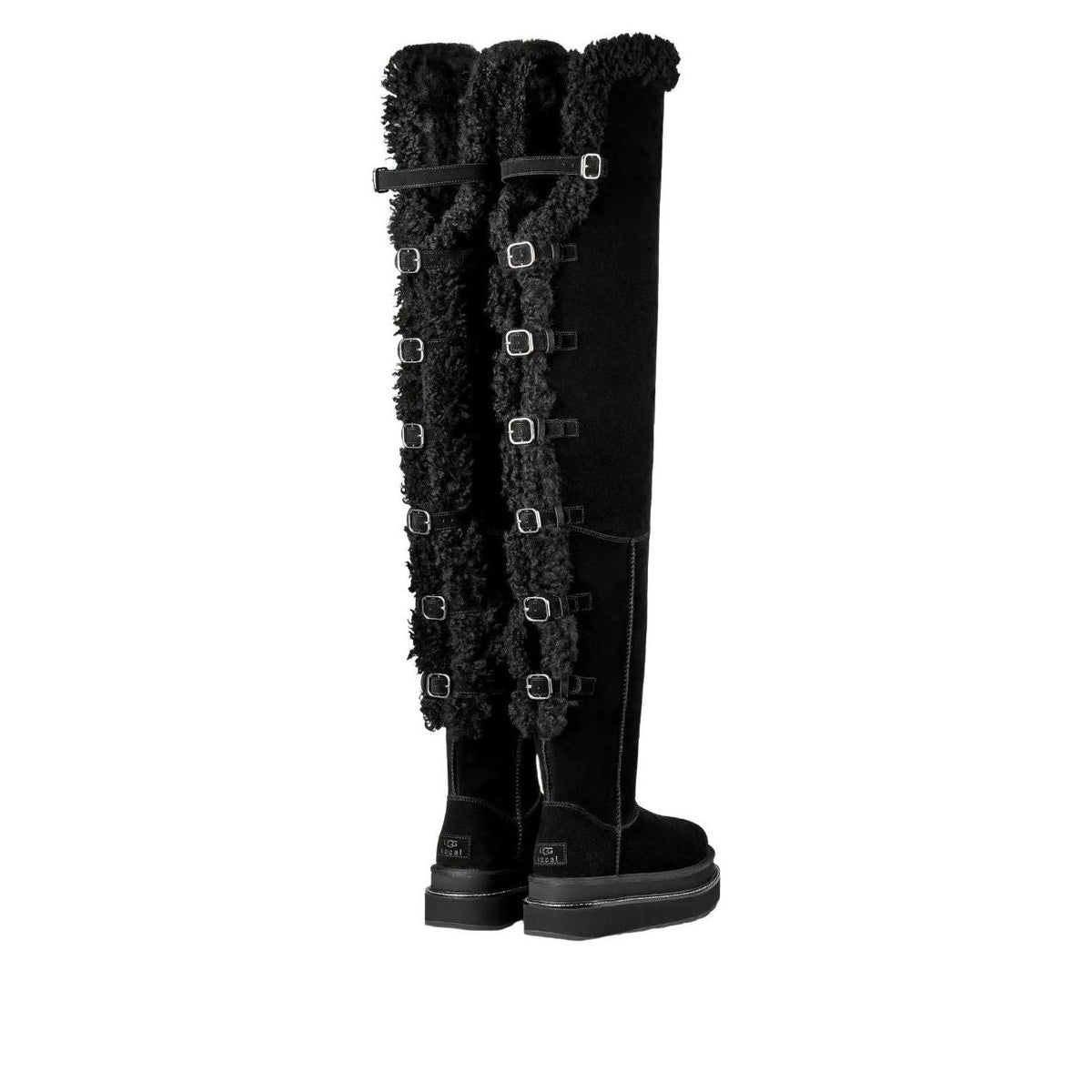 Overkicks - UGG Thigh High Boot sacai Black (Women's) (1175215-BLK) - imagen 3