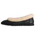 UGG Zora Leather Ballet Flat Black (Women's)