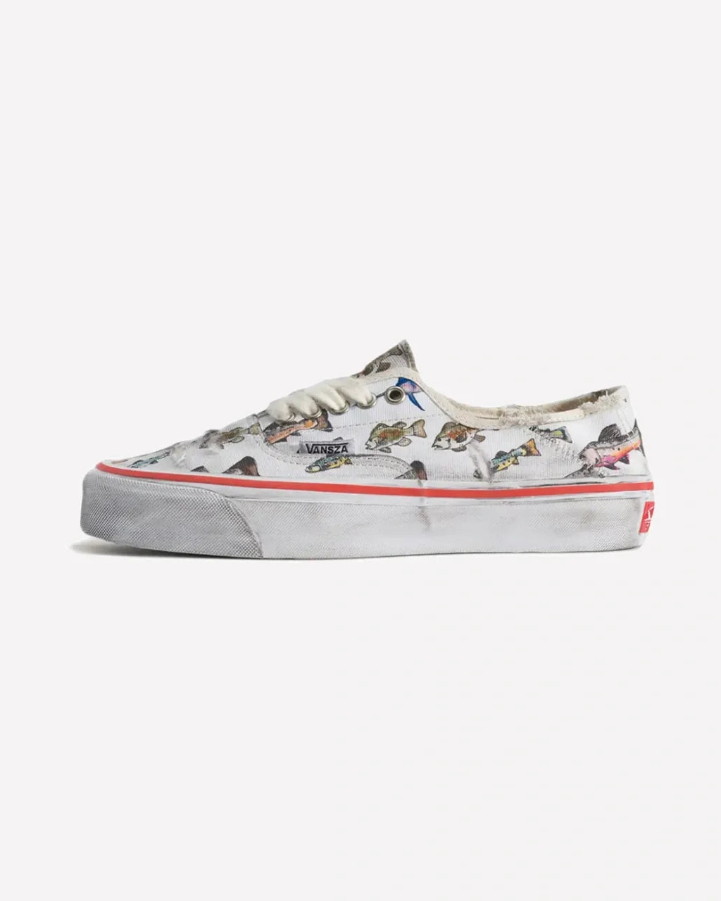 Overkicks - Vans Authentic SZA Knockdown (VN00115AWHT) - vista lateral