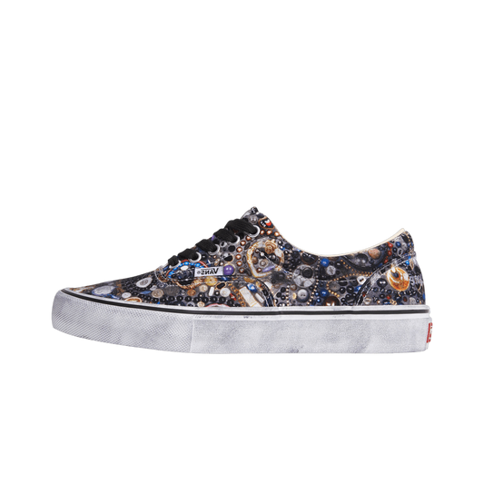 Overkicks - Vans Era Supreme x Mike Kelley Grey (VN00110ABLU) - vista lateral