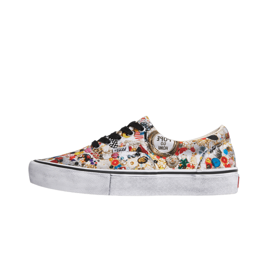 Overkicks - Vans Era Supreme x Mike Kelley White (VN00110ANTR) - vista lateral