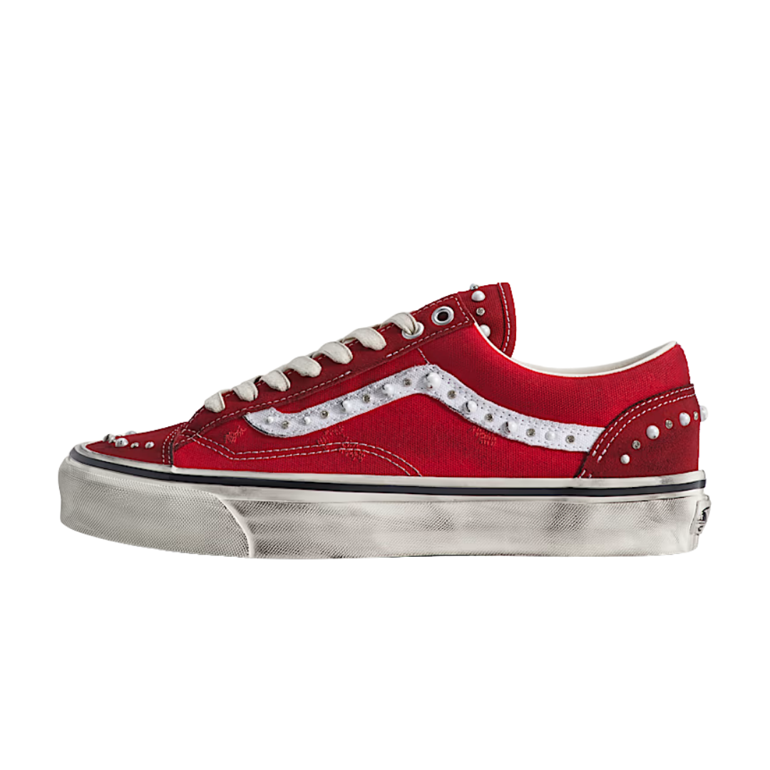 Overkicks - Vans LX Old Skool 36 Pearlized Pack Red (VN000E8VIZQ) - vista lateral