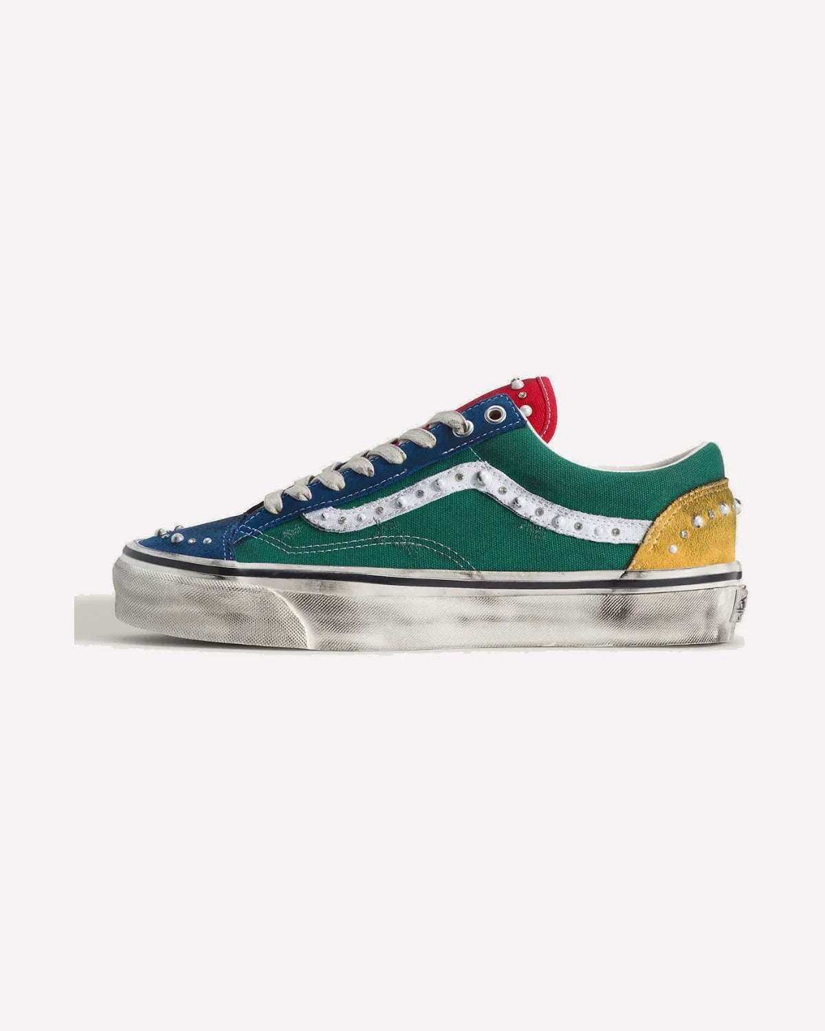 Overkicks - Vans LX Old Skool 36 Pearlized Pack Yacht Club (VN000E8VBGK) - vista lateral