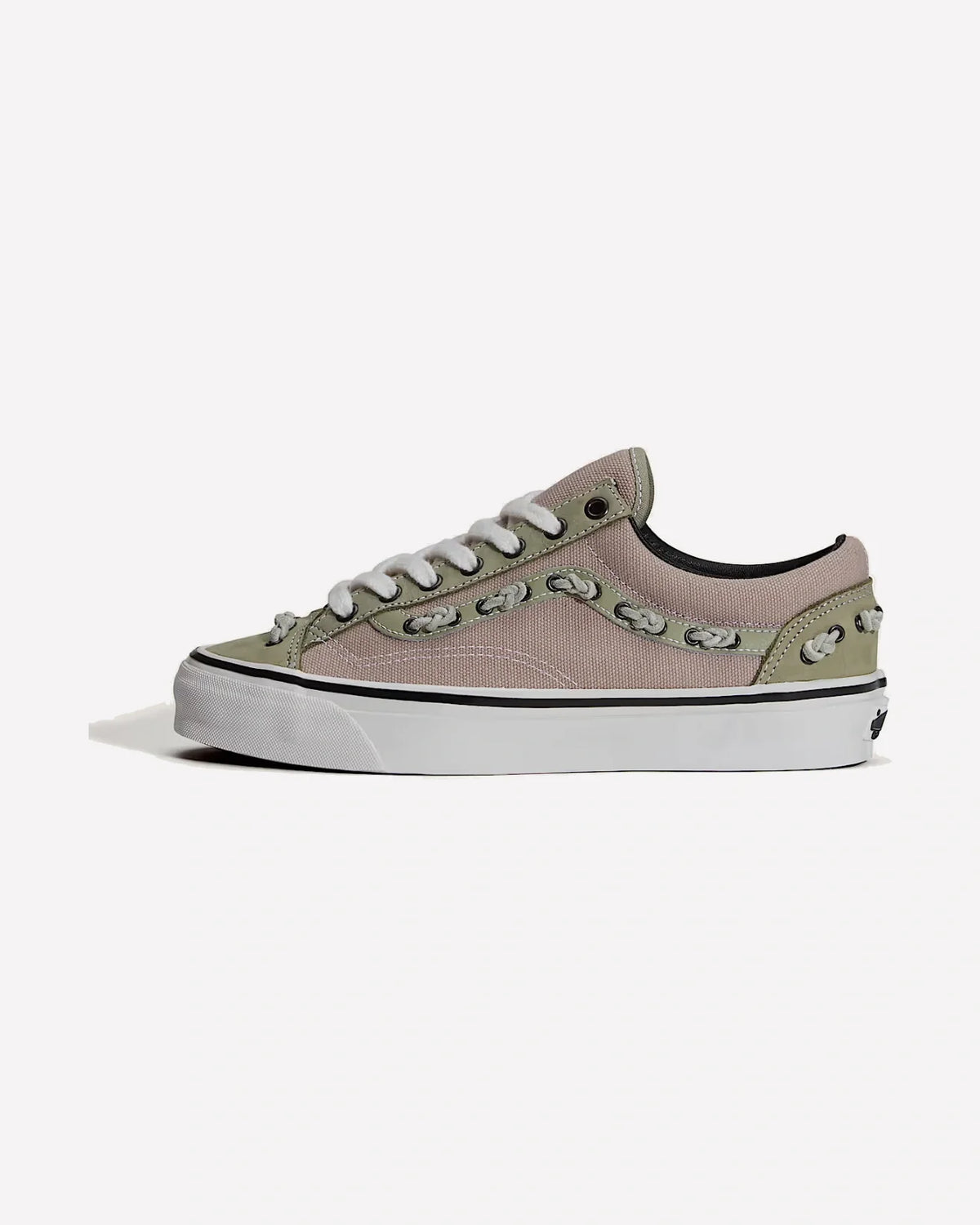 Overkicks - Vans OTW Old Skool 36 Knot Vibram Green Pink (VN000Y1CHAD) - vista lateral