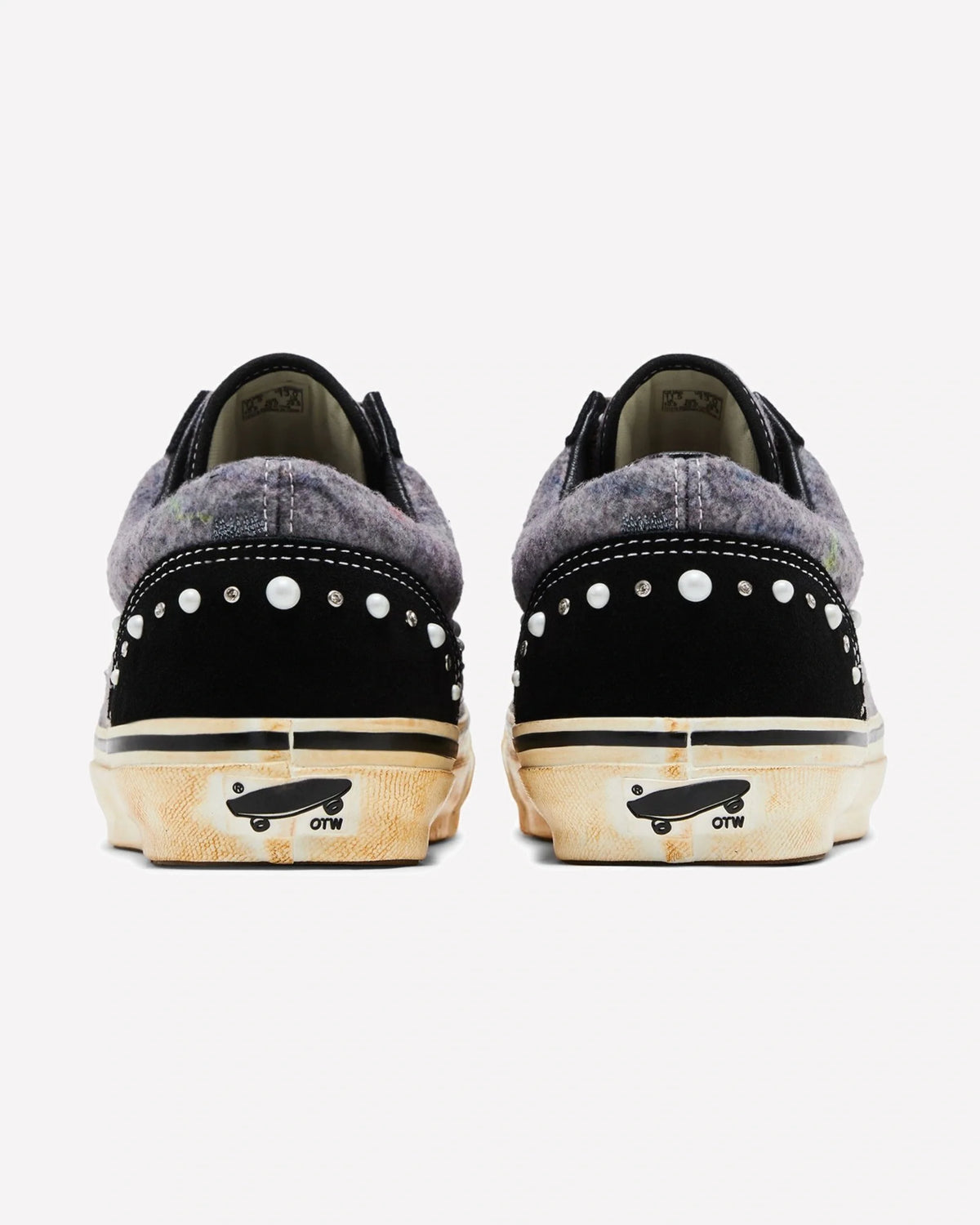 Overkicks - Vans OTW Old Skool Reissue 36 Satoshi Nakamoto Pearlized Speckled Moving Blanket Grey (VN000DC0FNG) - imagen 3