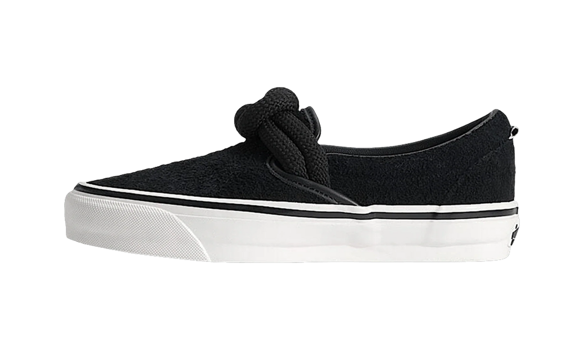 Overkicks - Vans OTW Slip-On 98 Vibram Knot Black Off White (VN000Y1D2BO) - vista lateral