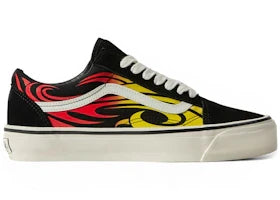 Overkicks - Vans Old Skool 36 LX Warped Tour Black Flame (VN000D56MCG) - vista lateral